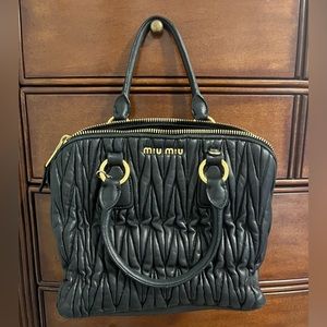 Miu Miu quilted handbag